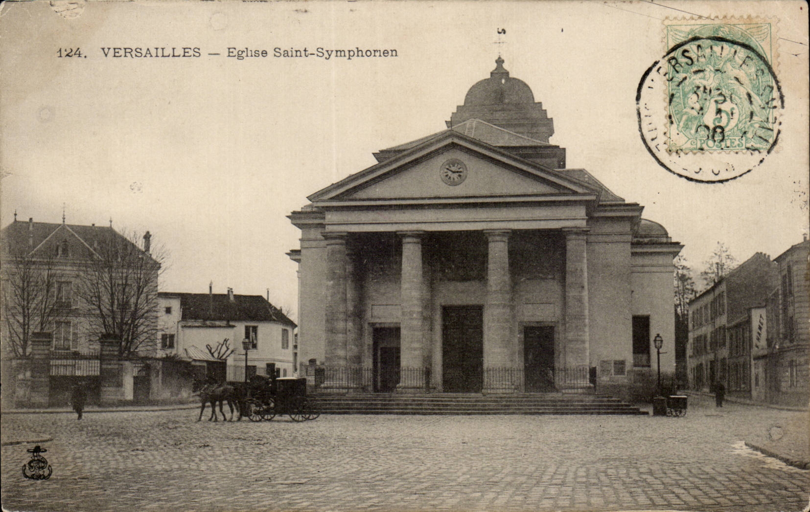 CPA Versailles Eglise Saint Symphorien