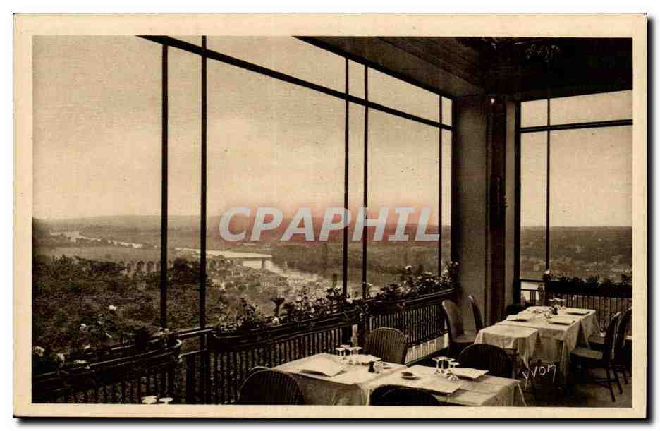CPA Saint Germain en Laye Pavillon Hneri IV Magnifique perspective sur la vallee de la Seine