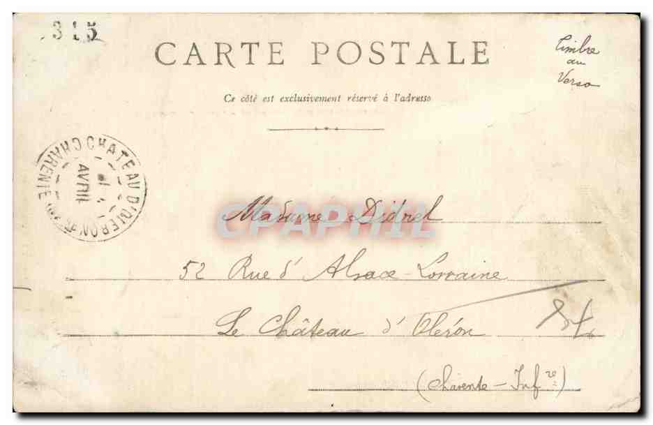 Mantes-la-Jolie — Ermitage de Saint-Sauveur — Mantes, Gévaudan Frères, Éditeurs — Verso