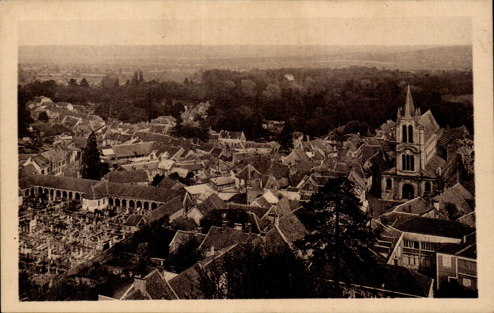 Montfort-l'Amaury (S.-et-O.) — Panorama preso dalle Torri — R. Seffrin, foto - Chevreuse