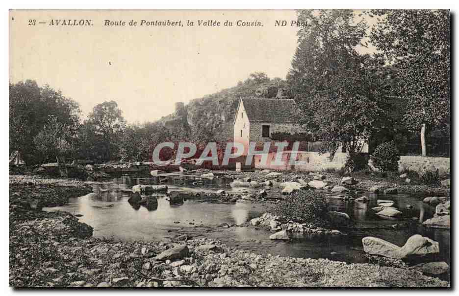 Avallon — Route de Pontaubert, la Vallée du Cousin — ND Phot.