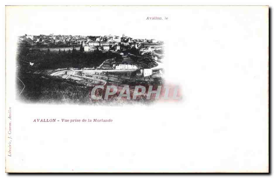 CPA Avallon Vue prise de la Morlande