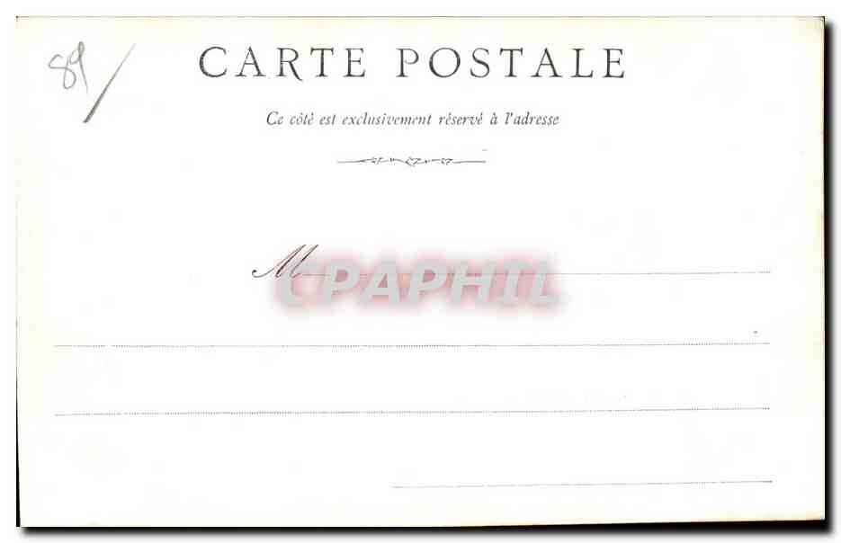 CPA Avallon Vue prise des Chaumes — Back
