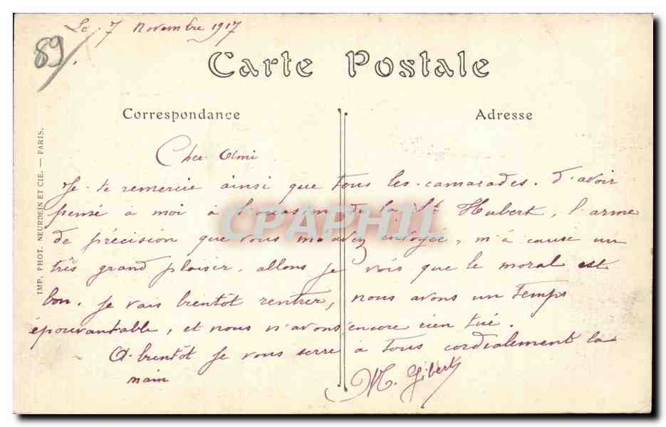 CPA Avallon Vue prise des terreaux de la petite porte — Rückseite