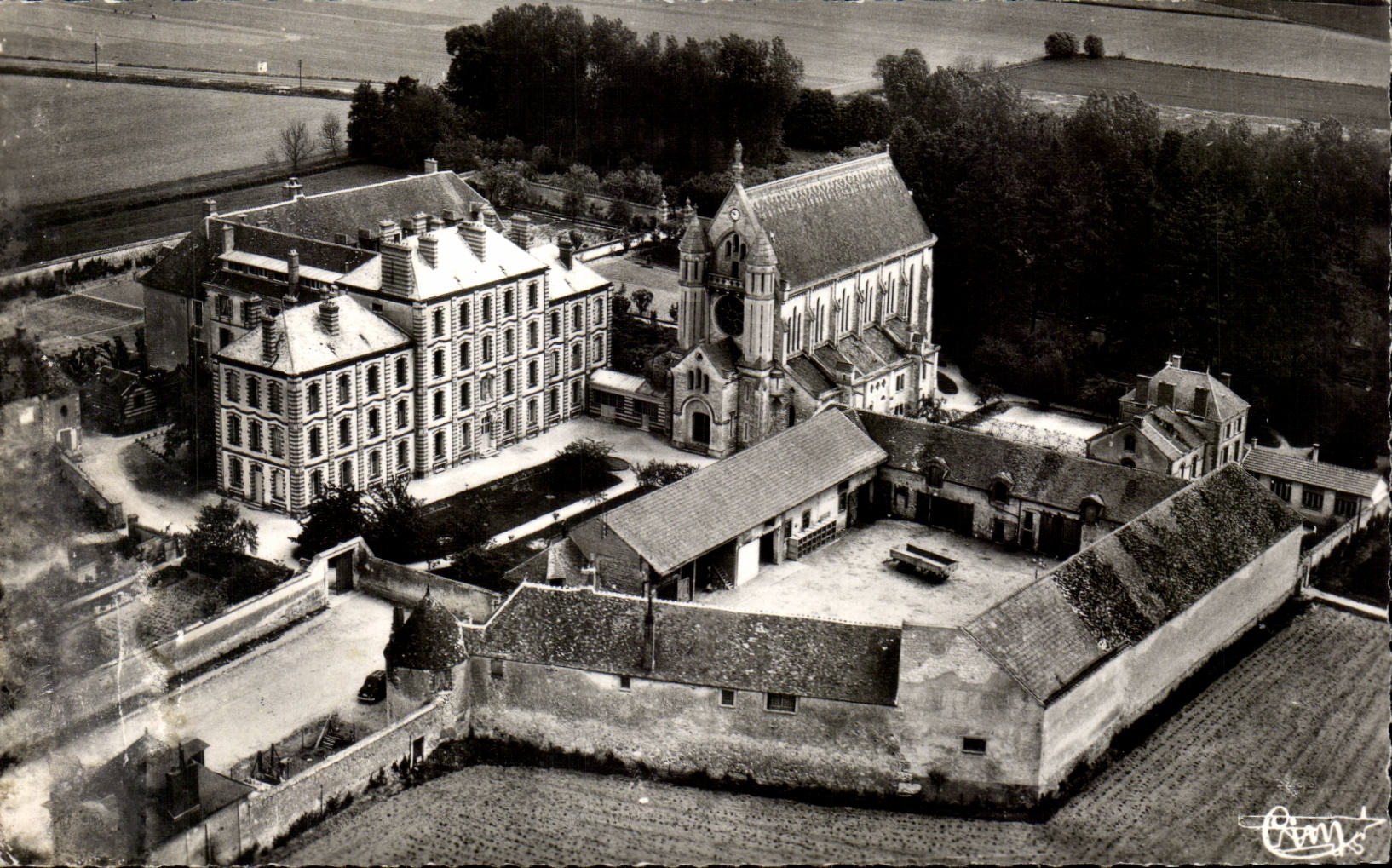 CPA Ste Comombe les Sens maison de repos Vue generale