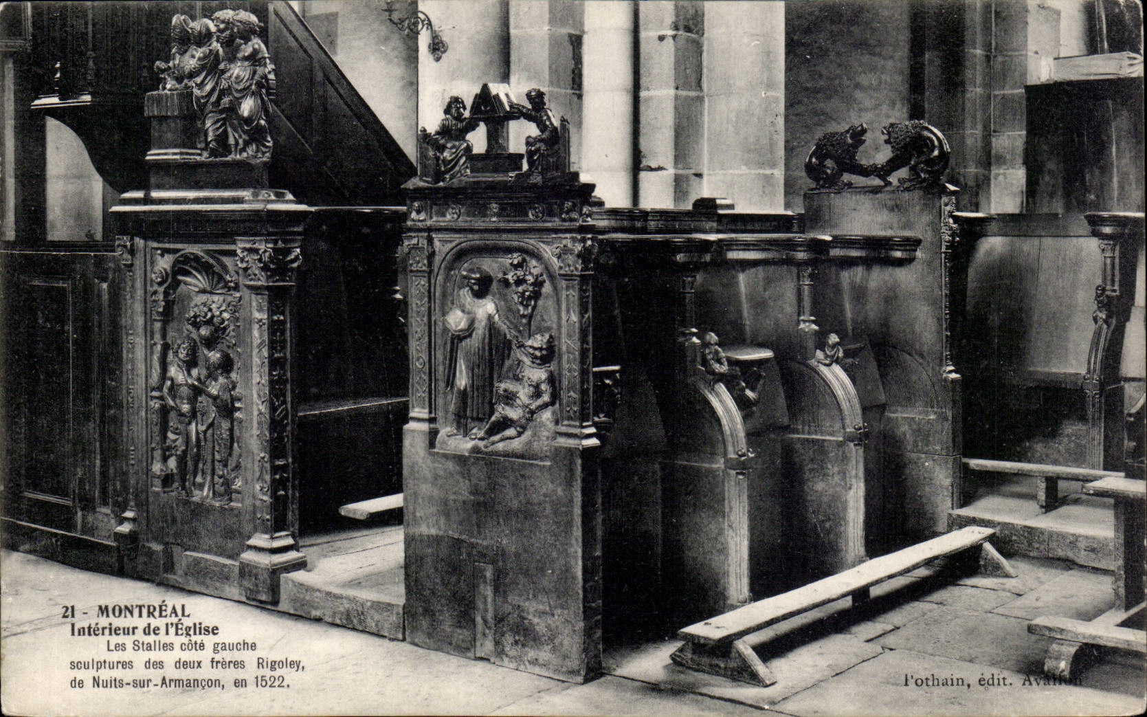 CPA Montreal Interieur de l'eglise