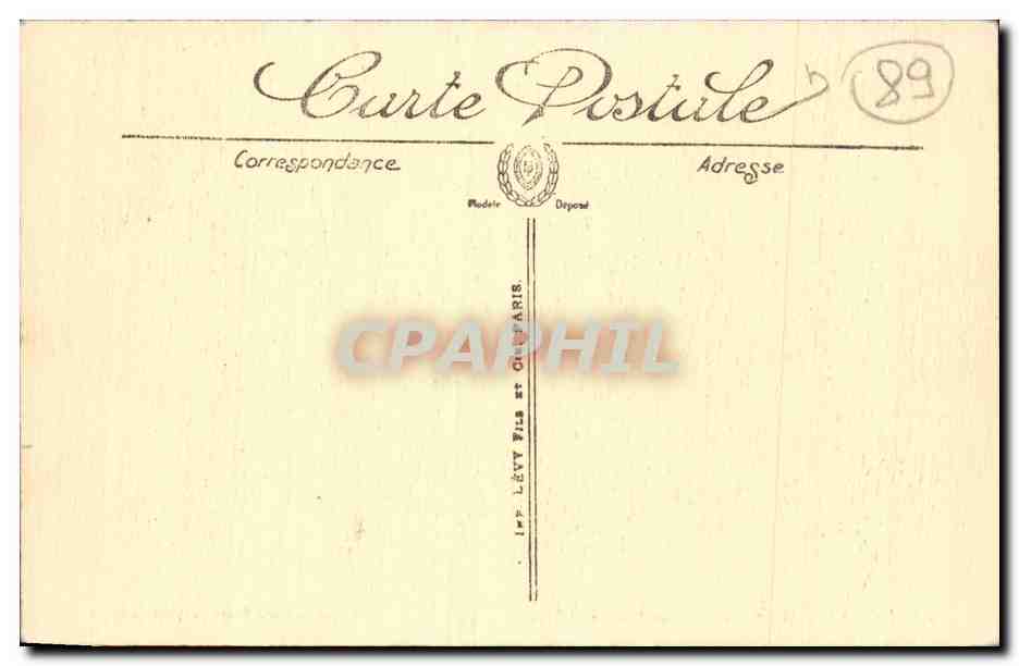 CPA Pierre perthuis Les ponts et l'eglise — Rückseite