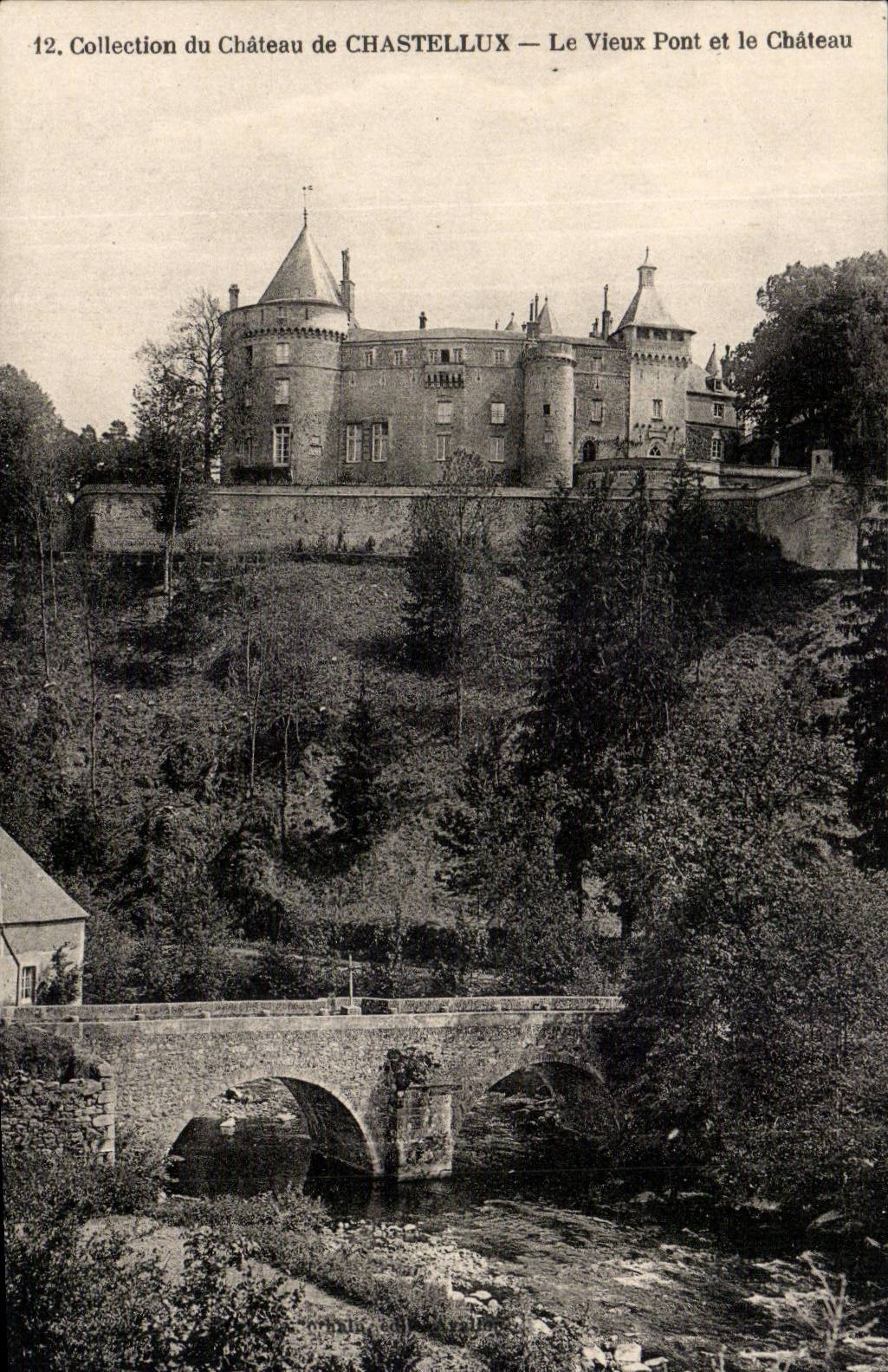Château de Chastellux — Le Vieux Pont et le Château