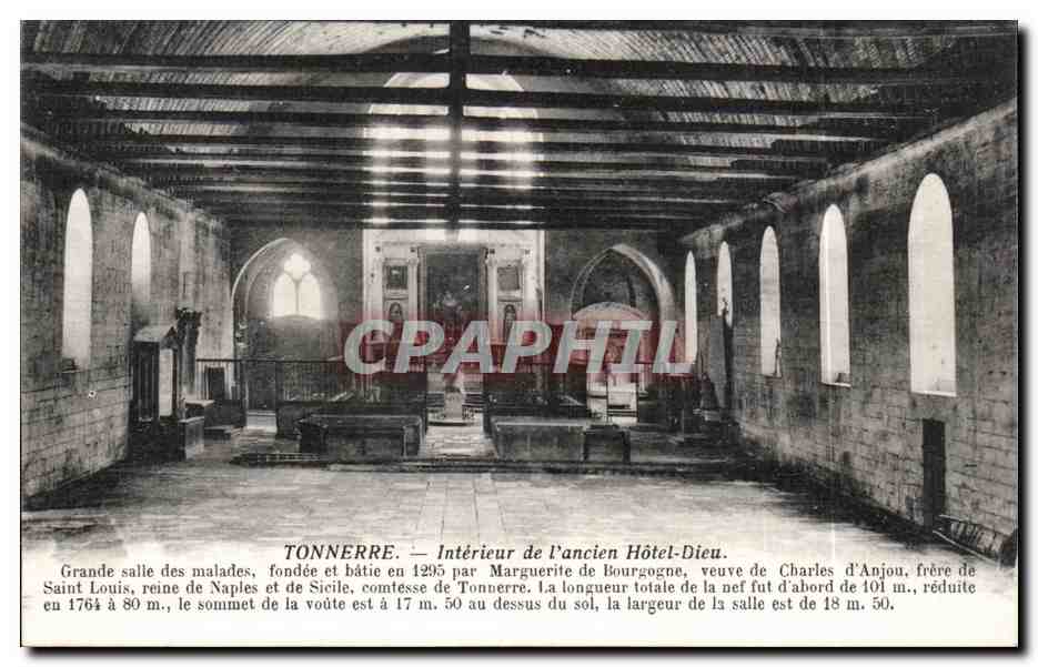 CPA Tonnerre Interieur de l'ancien Hotel dieu