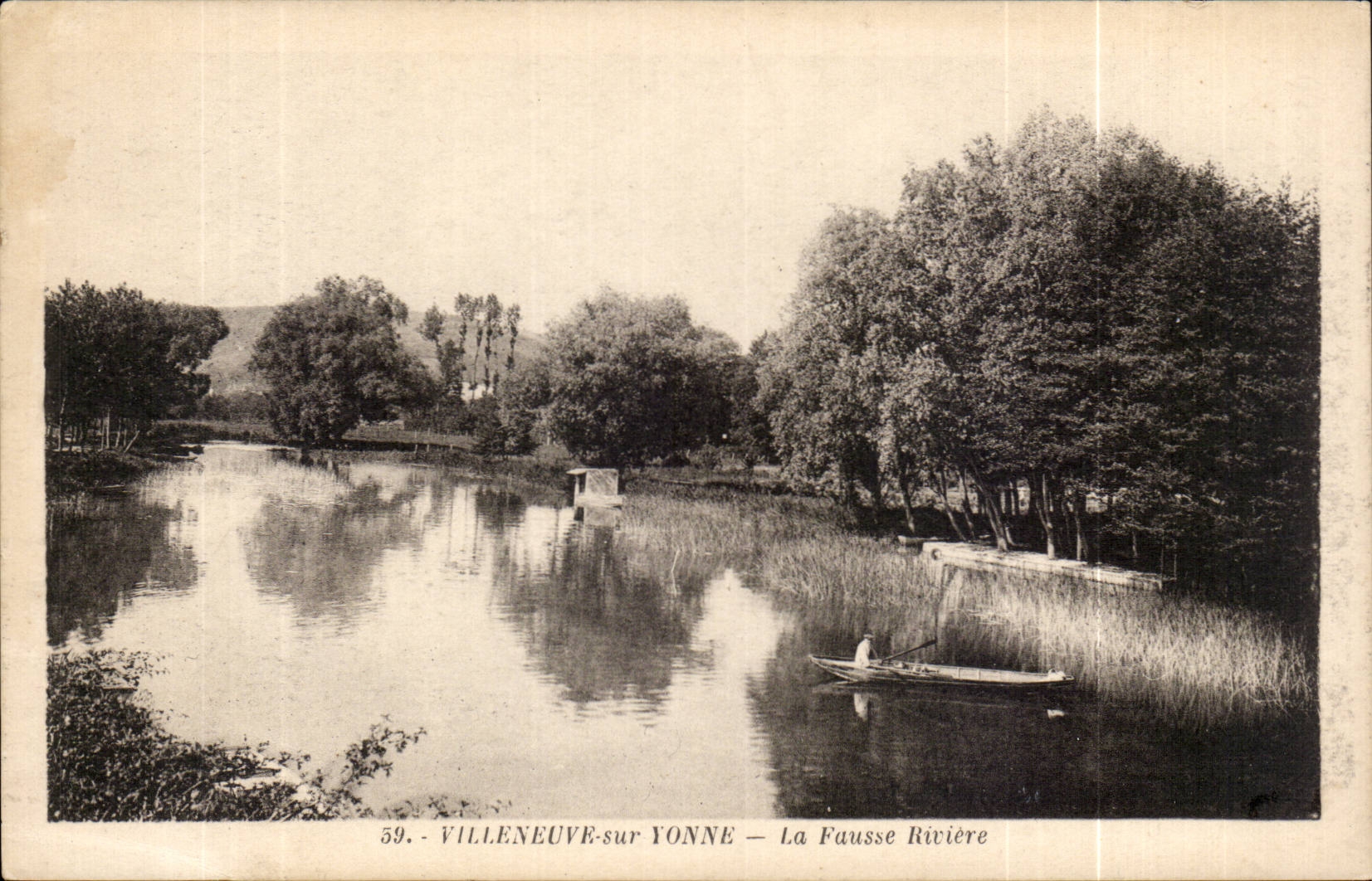 Villeneuve-sur-Yonne — Die Falsche Fluss — Edition Nadal