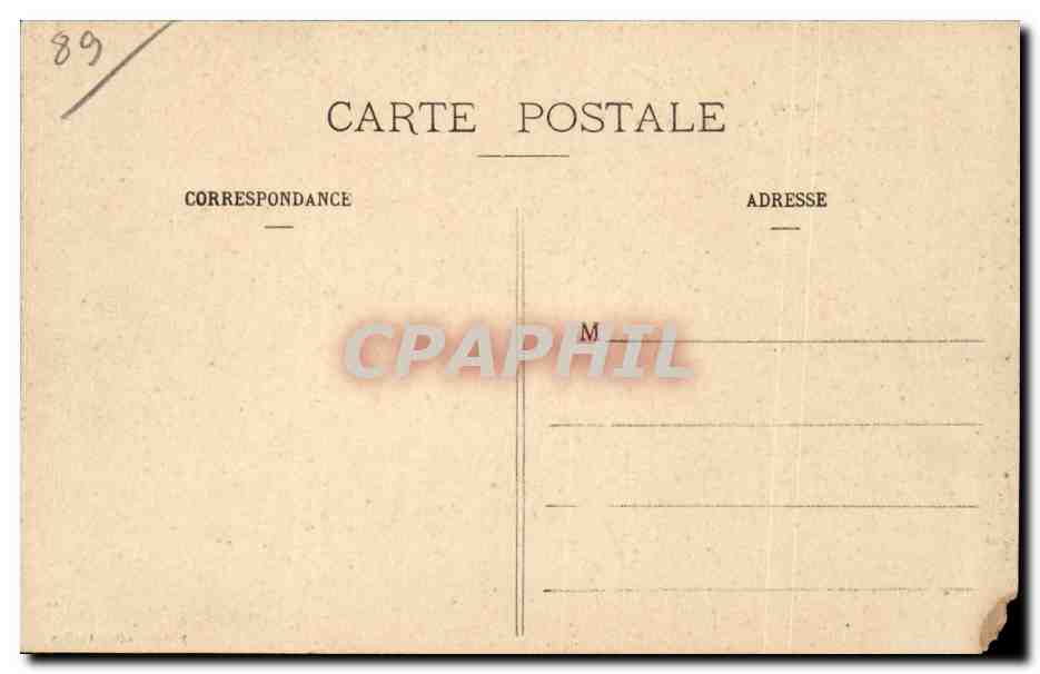 Vézelay - Rue de l'Église de la Madeleine, Un Coin Antique — Peithain édit. Availles — Rückseite