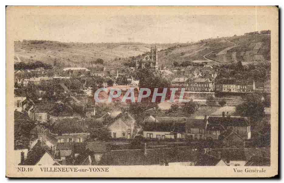 Villeneuve-sur-Yonne — Allgemeine Ansicht — ND.10