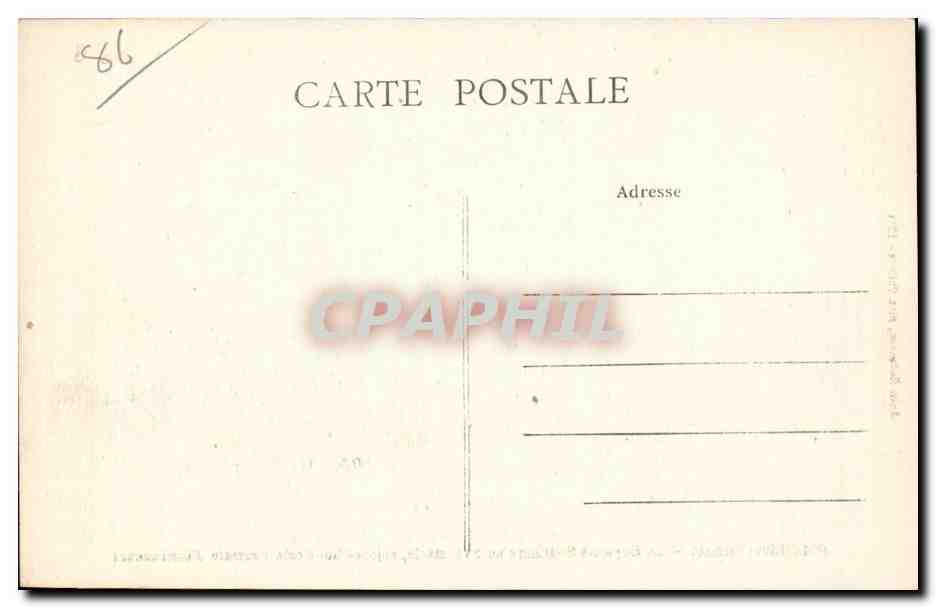 Poitiers (Vienne) — La Doyenné St-Hilaire au XVIe siècle, aujourd'hui École Normale d'Instituteurs — Jules Robuchon phot. Poitiers - 1234 — Verso