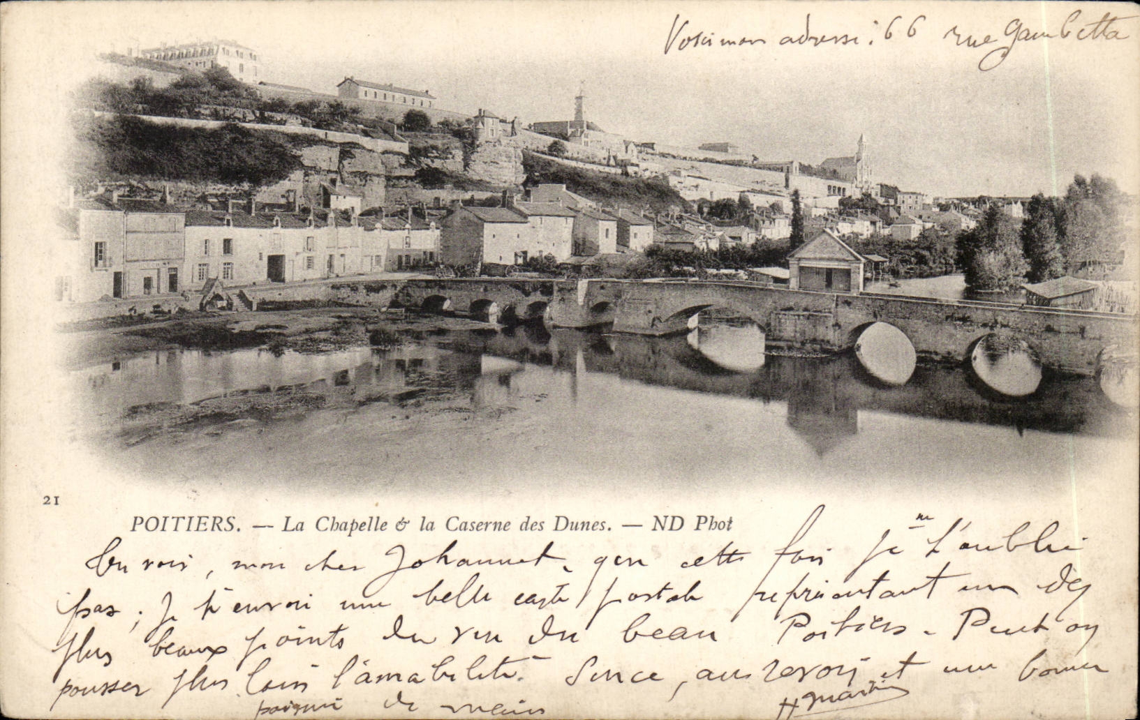 Poitiers — La Chapelle & la Caserne des Dunes — ND Phot