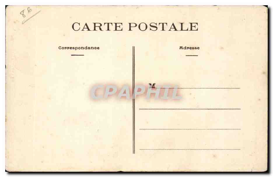 Les Trois-Moutiers (Vienne) — Château de la Motte-Chandeniers (Côté Sud-Est) — Dando-Berry, Londun - 465 — Achterkant