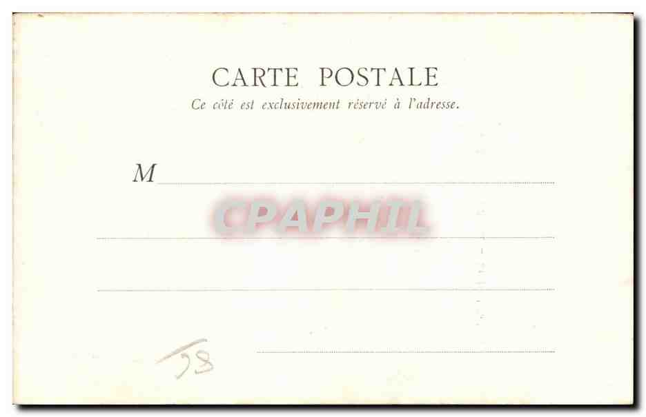 Poitiers (Vienne) — Maison du XVIe siècle de Jehan Beauce dit Hôtel Gaillard — Jules Robuchon, phot. Poitiers, n° 420 — Rückseite