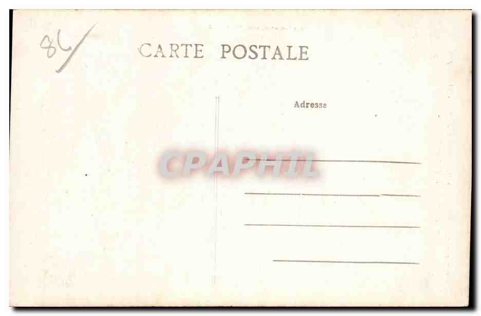 Poitiers (Vienne) — Église Ste-Radegonde — Intérieur (XIe et XIIIe siècles) — Entrée de la crypte sous le chœur — Rückseite