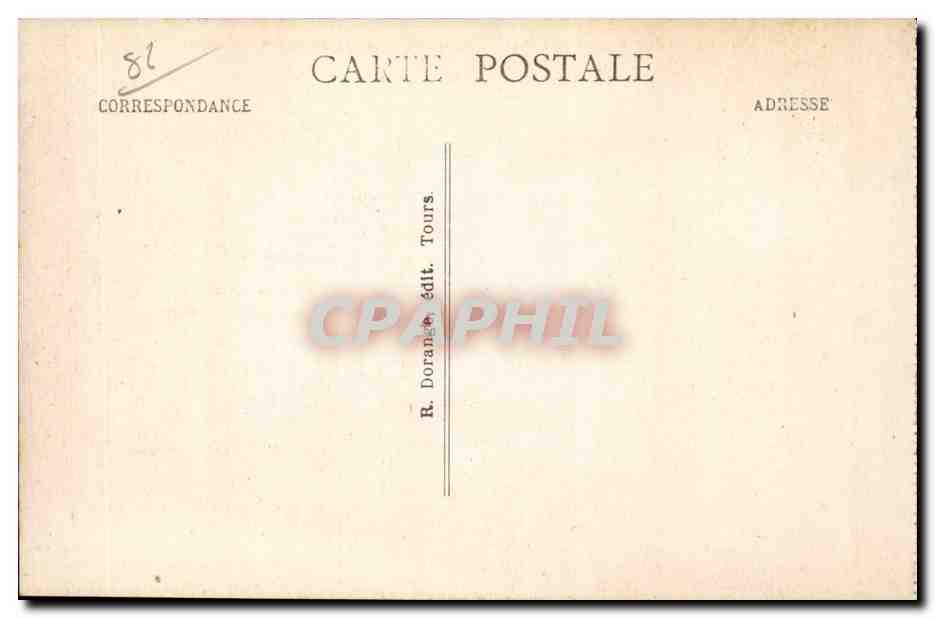 CPA La Roche posay Eglise et la vallee de la Creuse — Rückseite