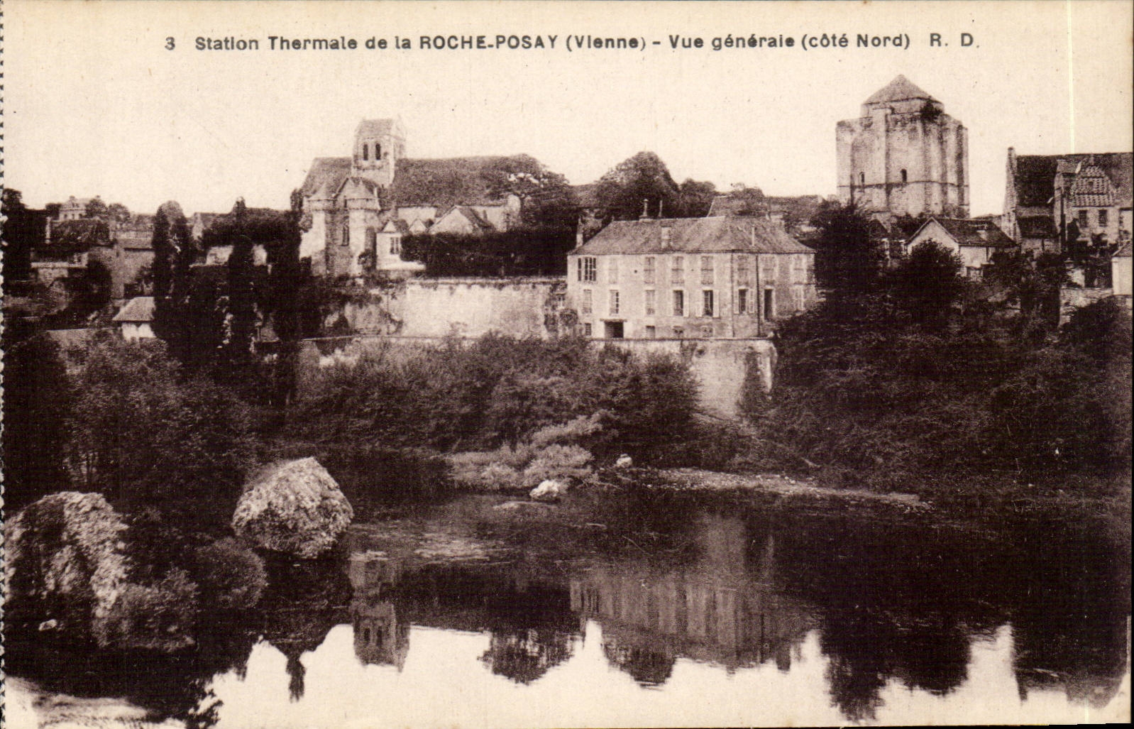 CPA La Roche posay Station thermale Vue generale
