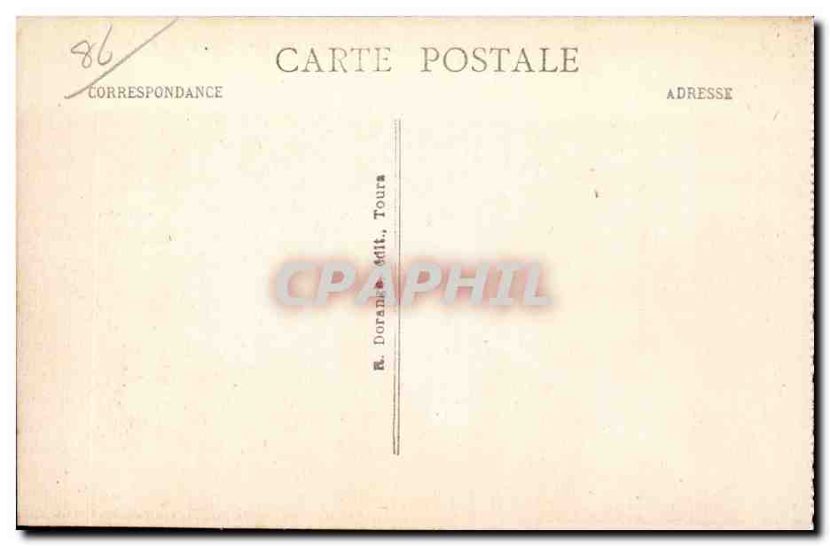 CPA La Roche posay Station thermale Vue generale — Rückseite