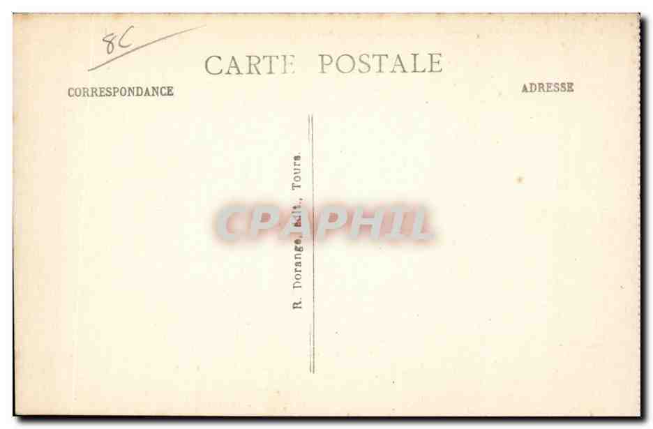 CPA La Roche posay La Creuse vue du pont — Rückseite