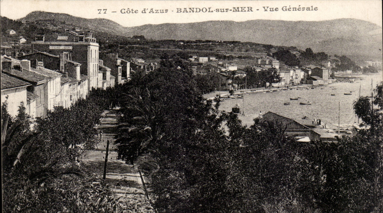 Bandol sur Mer CPA Vue generale