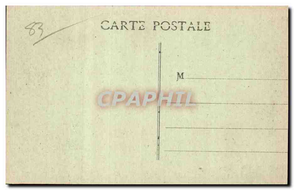 Bandol sur Mer CPA Vue generale — Rückseite