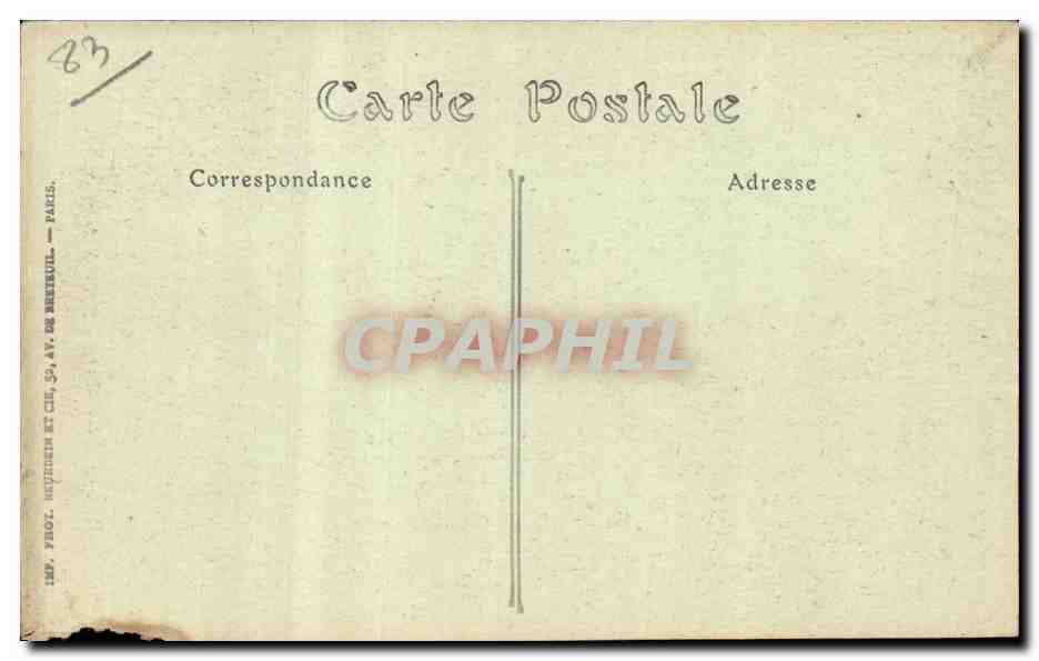 CPA Draguignan Porte de Portaguieres — Rückseite