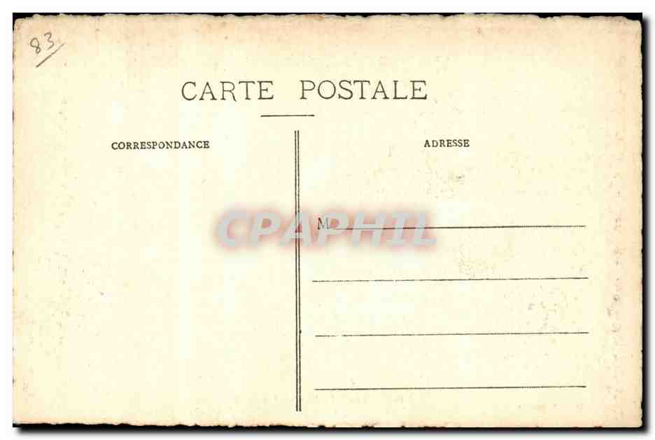 CPA The Costebelle Hotel Hyeres — Rückseite
