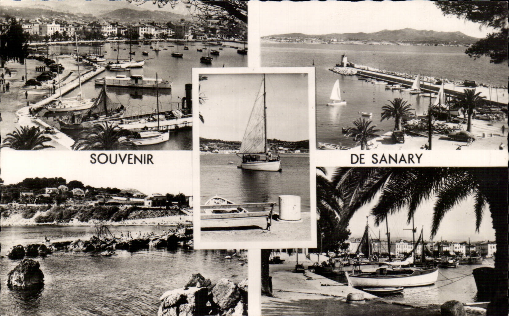 CPA Souvenir de Sanary