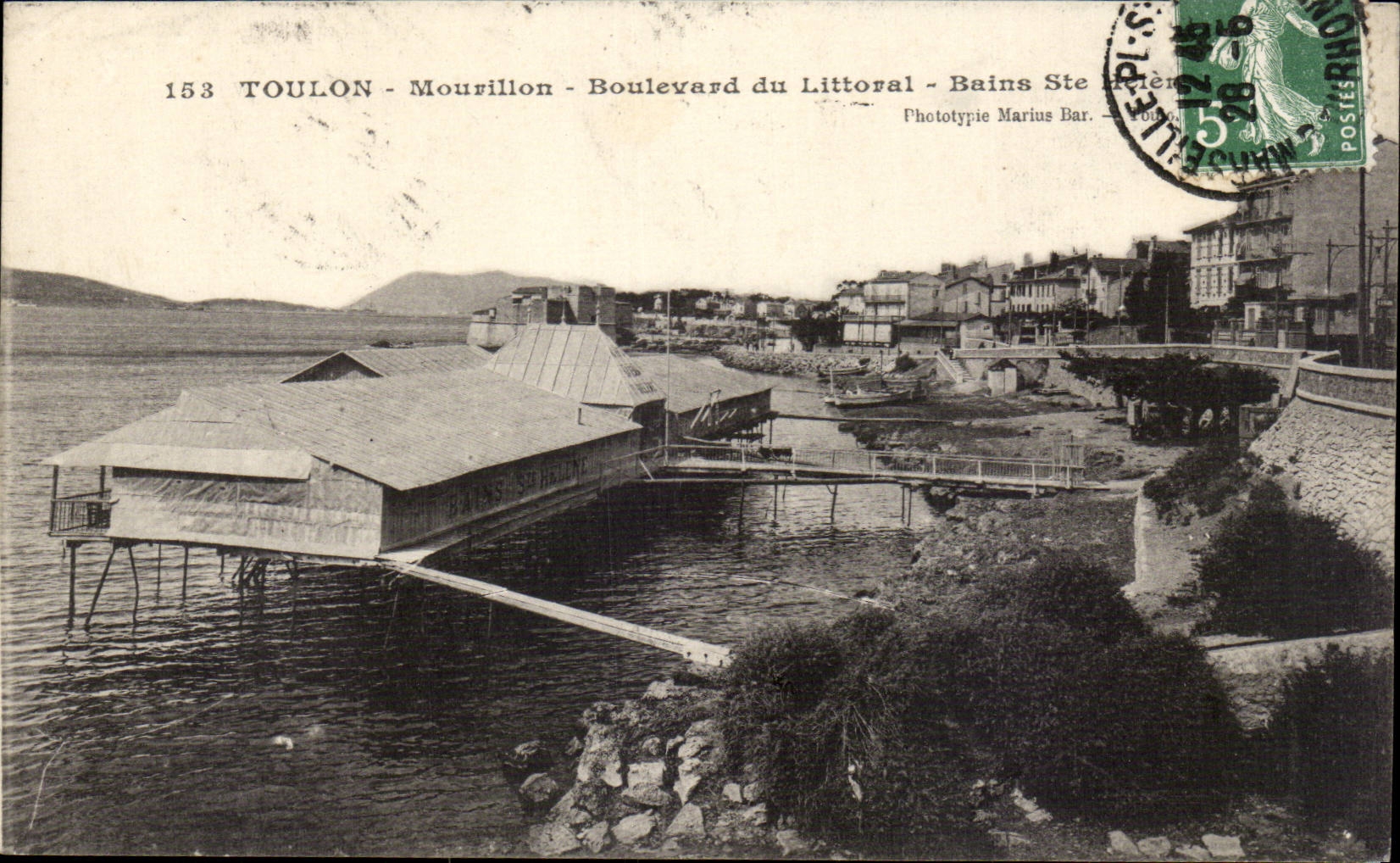 CPA Toulon Mourillon Boulevard du littoral Bains Ste Helene