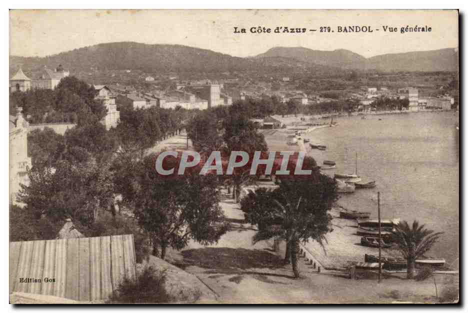 CPA Bandol sur mer Vue generale