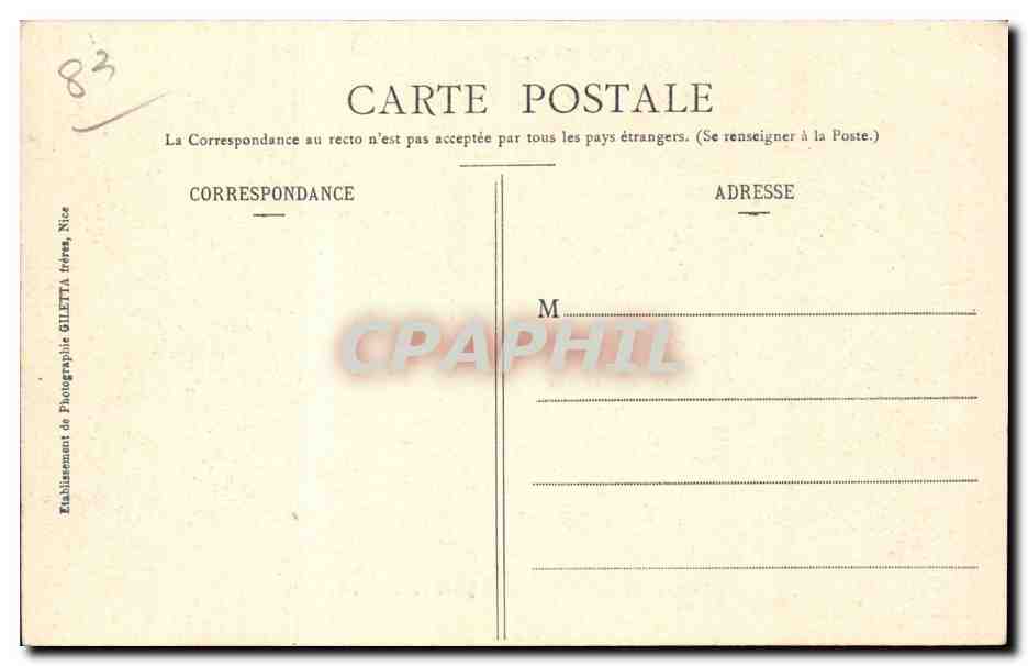 CPA Toulon Vue generale du quai — Rückseite