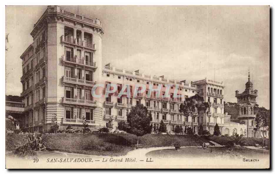 San Salvadour CPA Le grand hotel