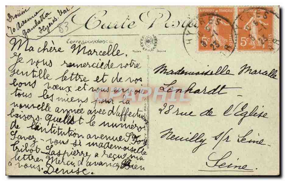 San Salvadour CPA Le grand hotel — Rückseite