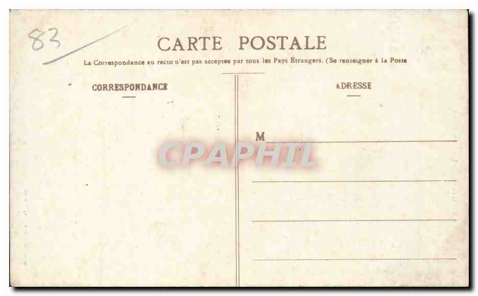 Hyères - Un Coin de la Vieille Ville — Portuguesa Chaînbourthes, Hyères, n°218 — Verso