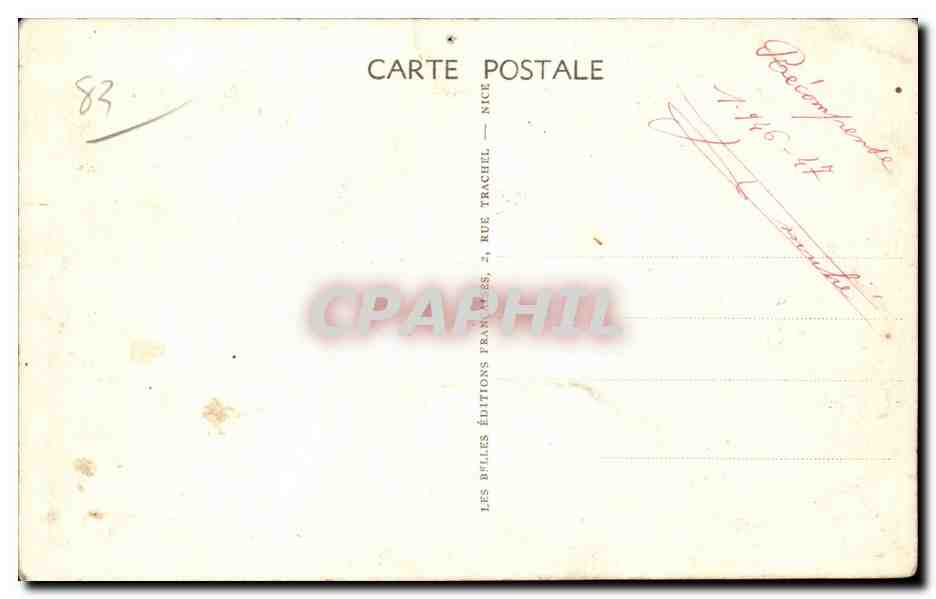 Hyères-les-Palmiers — Vue sur les Hôtels et le Château. — Reverso
