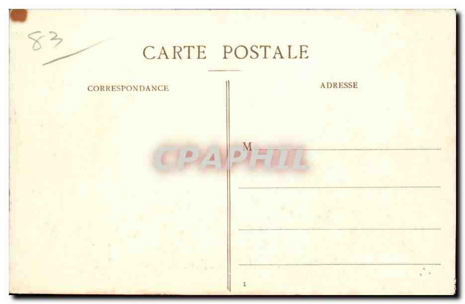 Hyères - Rue des Porches — vue sous un passage couvert — éditeur 'Postes' n°203 — Rückseite