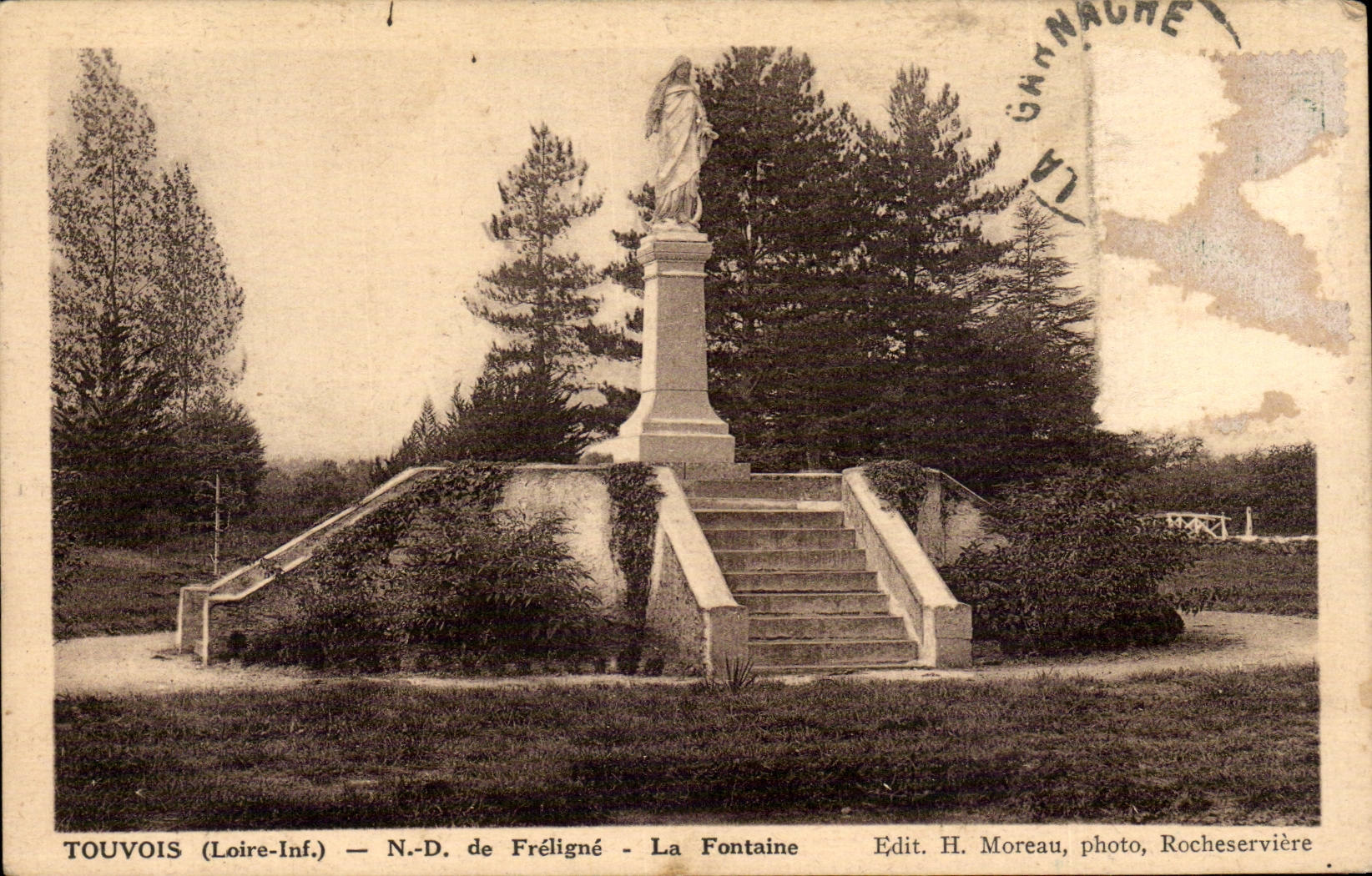 CPA Touvois ND de Freligne La fontaine 