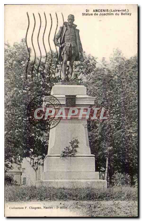 CPA Ancenis Statue de Joachim du Bellay