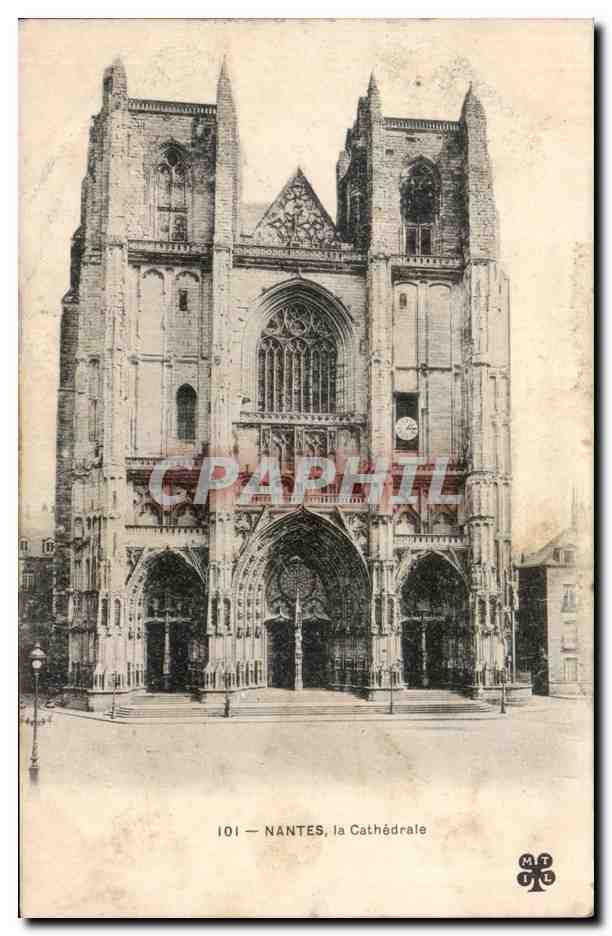 Nantes CPA La cathedrale