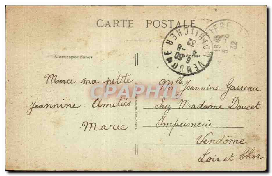 NANTES — Panorama du Port — CPAPHIL 51 — Verso