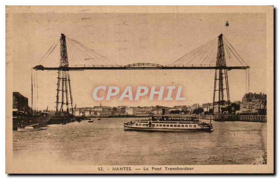 Nantes CPA Le pont transbordeur