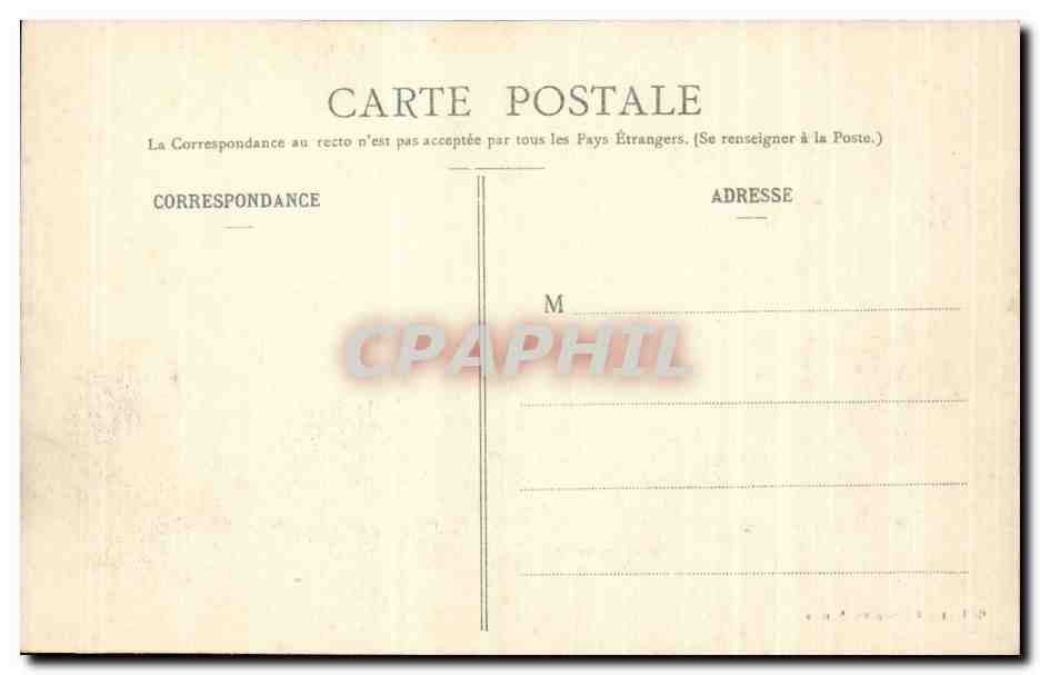 CPA Nantes Le grand theatre — Rückseite