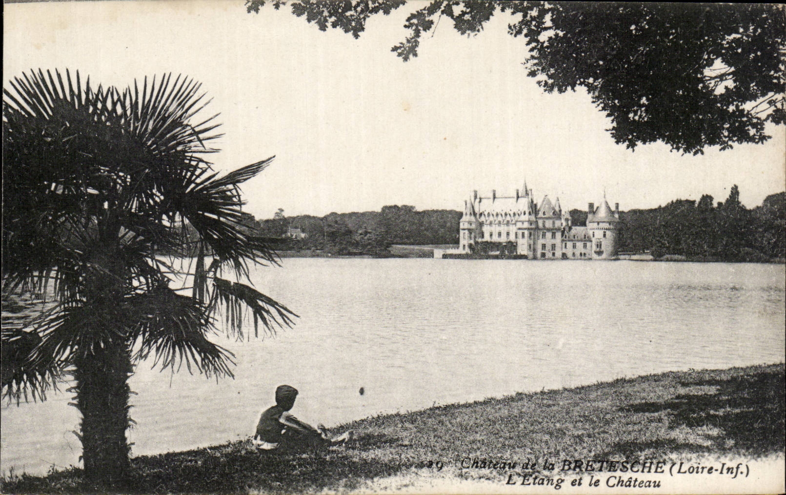 CPA Chateau de la Bretesche L'etang et le chateau