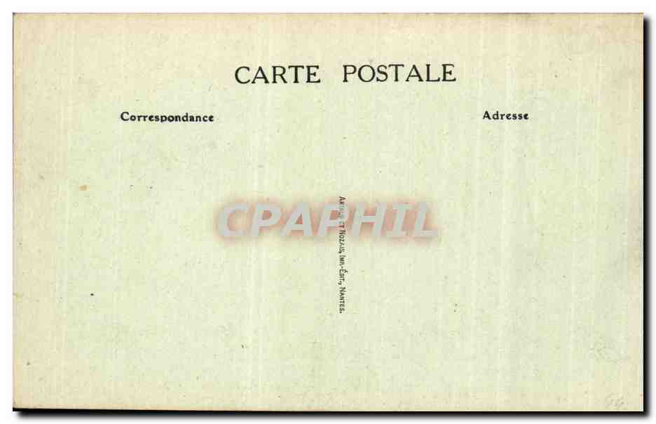 CPA Chateau de la Bretesche L'etang et le chateau — Rückseite