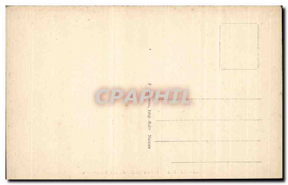 CPA Nantes Entree du musee des Beaux Arts — Verso