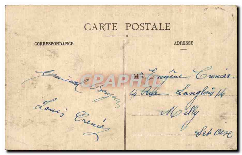 CPA Nantes Vue generale du port — Rückseite