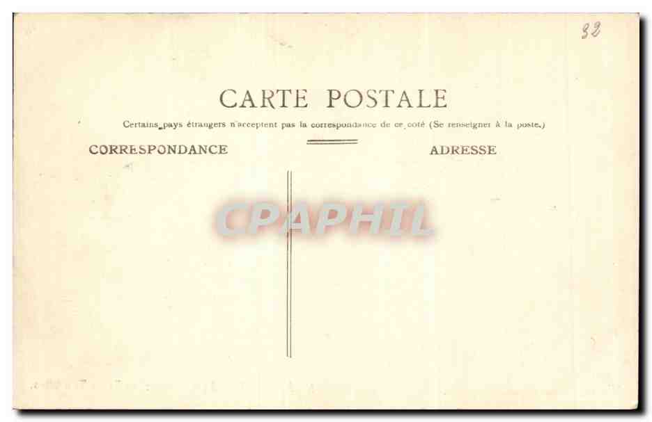 CPA Nantes Le chateau Les trois tourelles — Verso