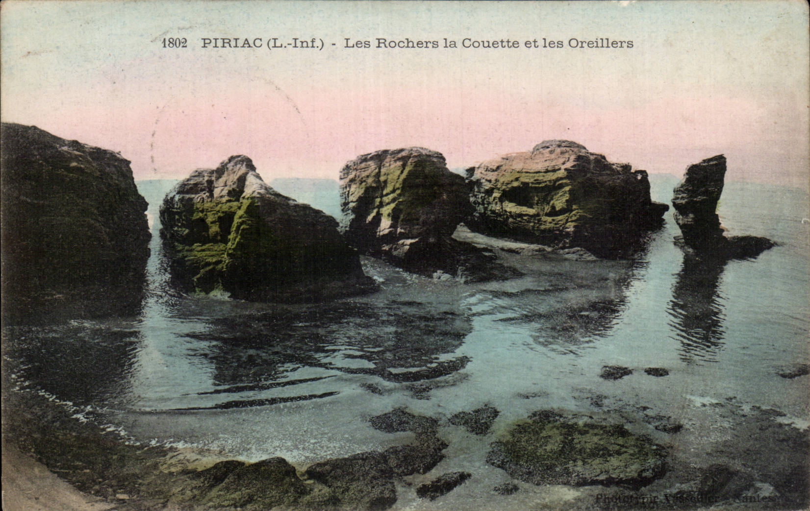 CPA Piriac Les rochers la couette et les oreillers